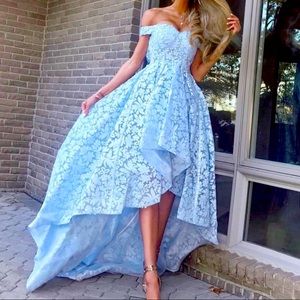 Blue gown